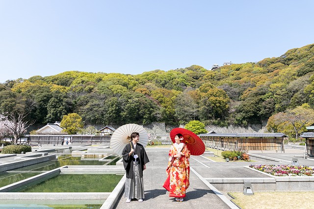 二の丸庭園ロケーション撮影